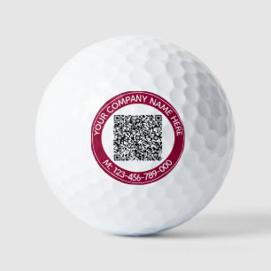 Balles De Golf Info d'analyse de code QR et Boules de golf de tim