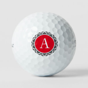BALLES DE GOLF INITIALES PERSONNALISÉES PAR MOTIF 