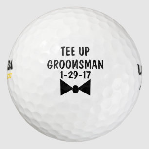 Balles De Golf Invitation de boule de golf de Groomsman