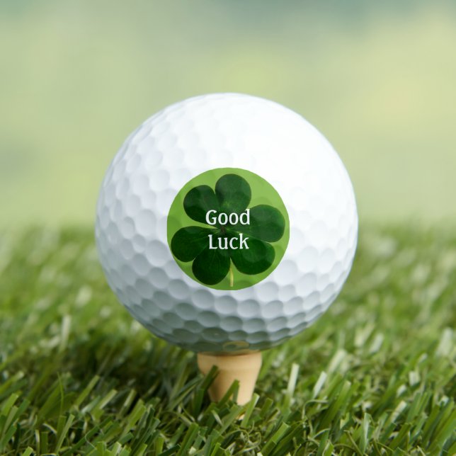 Balles De Golf Irish Clover Good Luck (T-shirt Insitu)