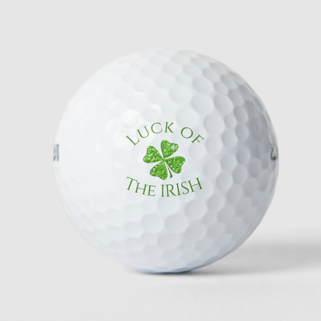 Balles De Golf Irish Luck Clover Golf Balls (Devant)
