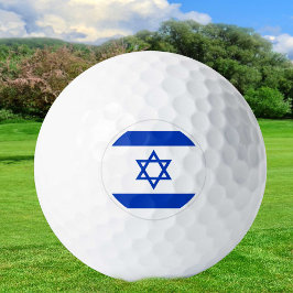 Balles De Golf Israel Golf Balls, Israel Flag Golfers / Patriotes