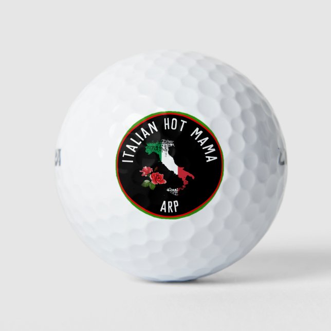 Balles De Golf *~* Italien Hot MAMA Italie Carte Italia (Devant)