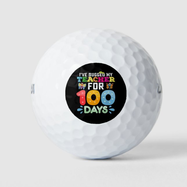 Balles De Golf J'ai enterré mon enseignant pour 100 jours de bogu (Devant)