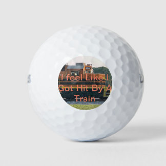 Balles De Golf J'Ai L'Impression D'Être Touché Par Un Train