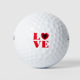 Balles De Golf J'aime l'Albanie