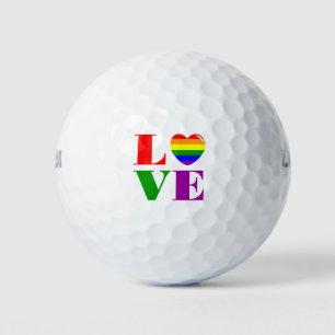 Balles De Golf J'aime les LGBT