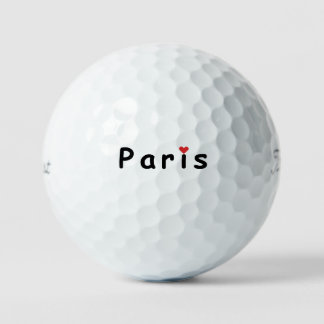 Balles De Golf J'aime Paris