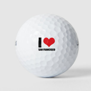 Balles De Golf J'aime San Francisco 
