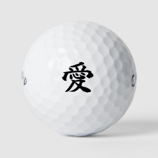 Balles De Golf Japanese KANJI "AI" Golf ball
