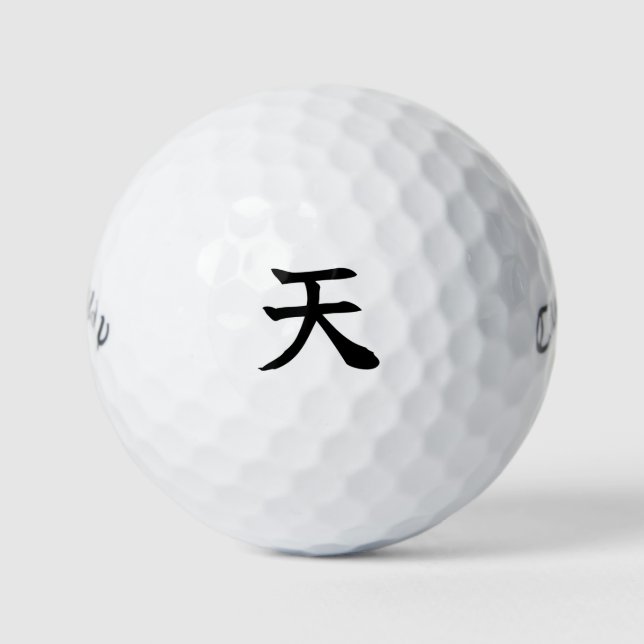 Balles De Golf Japanese KANJI "TEN" Golf ball  (Devant)