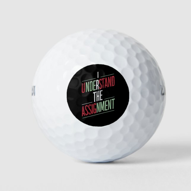 Balles De Golf Je Comprends La Mission 2024 (Devant)