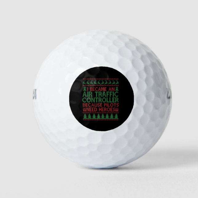 Balles De Golf Je deviens contrôleur de la circulation aérienne C (Devant)