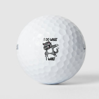 Balles De Golf je fais ce que je veux, propriétaire de chat