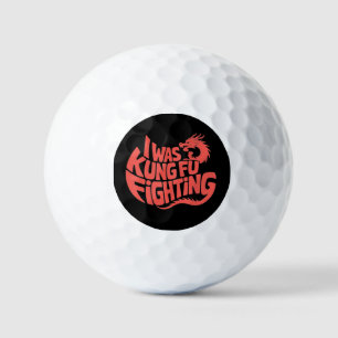Balles De Golf Je me battais pour le kung fu