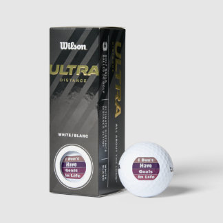 Balles De Golf je n'ai pas d'objectifs dans la vie