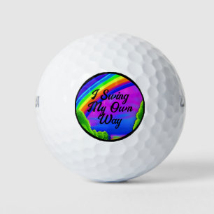Balles De Golf Je Passe Mon Propre Chemin