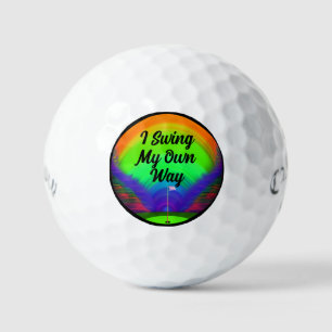 Balles De Golf Je Passe Mon Propre Chemin