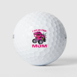 Balles De Golf Je Porte Du Rose Pour Ma Mère Cancer Du Sein Monst