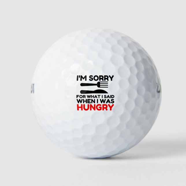 Balles De Golf Je suis désolé pour What I Said (Devant)