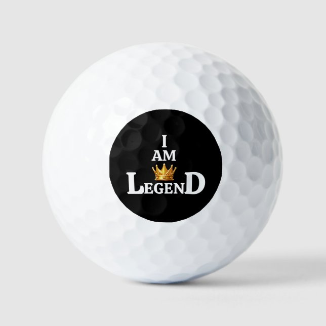 Balles De Golf Je Suis Légende (Recto)