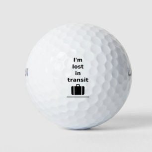 Balles De Golf Je suis perdu dans la valise Voyage en Transit Lig