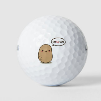 Balles De Golf Je suis si mignonne pomme de terre