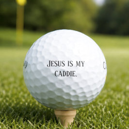 Balles De Golf 'Jésus est mon caddie' Les golfeurs chrétiens s'en