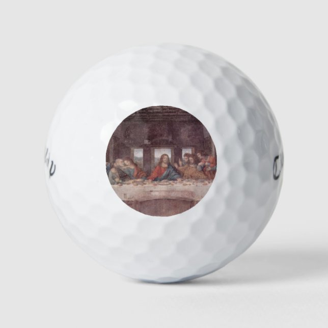 Balles De Golf Jésus "Yeshua" La Dernière Cène, Léonard de Vinci (Devant)