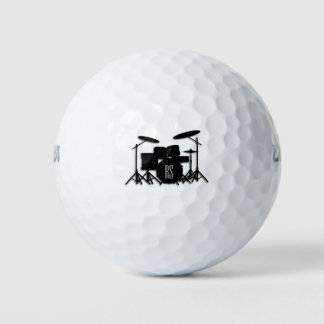 Balles De Golf Jeu de tambour Monogramme Argent