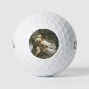 Balles De Golf Jeune couple amoureux (baiser en bateau) (Romance)