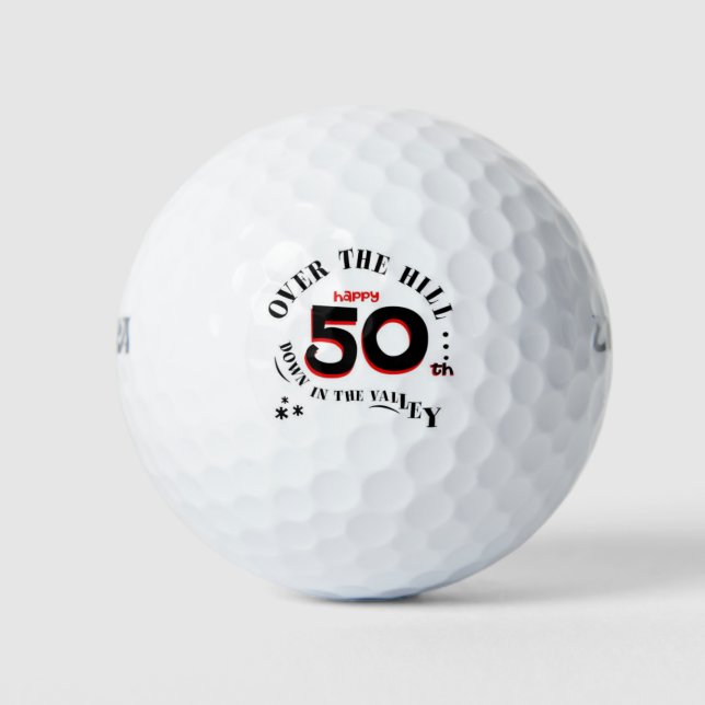 Balles De Golf JEUX 50ème ! (Devant)