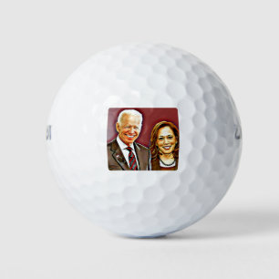 Balles De Golf Joe Biden et Kamala Harris_ 46e président_