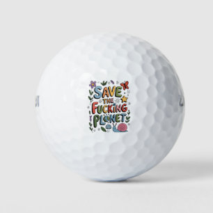 Balles De Golf Joli défenseur de l'environnement Sauvegarder la p