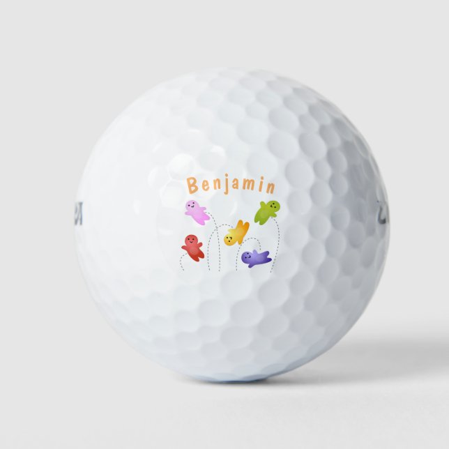 Balles De Golf Jolie gelée bébés bonbons bonbons dessin animé (Devant)