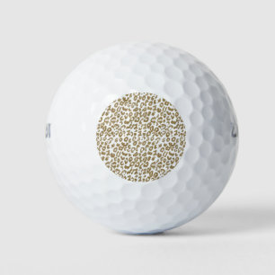 Balles De Golf Jolie Parties scintillant Empreinte de léopard ten