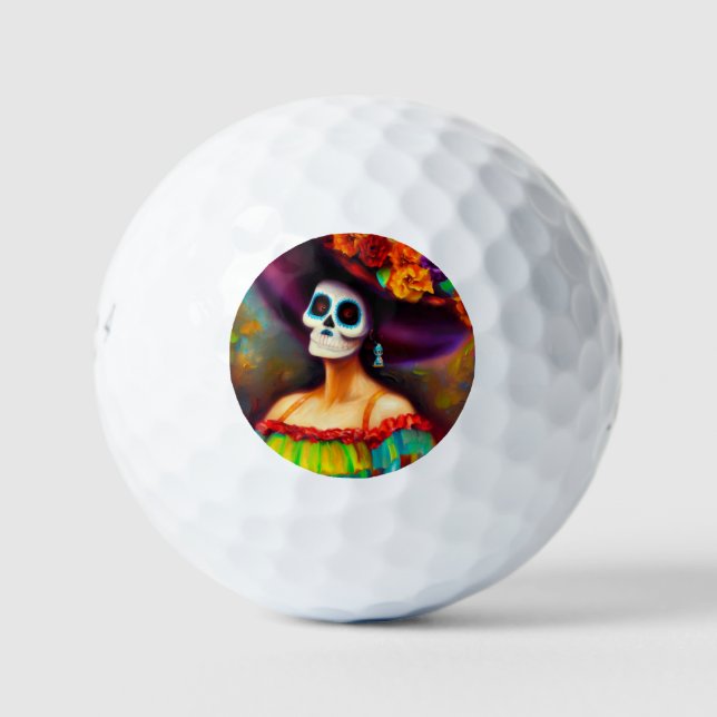 Balles De Golf Jour de la femme morte (4) (Devant)