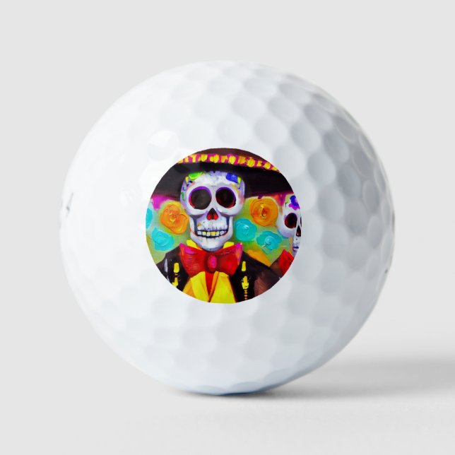 Balles De Golf Jour de l'homme mort (2) (Devant)