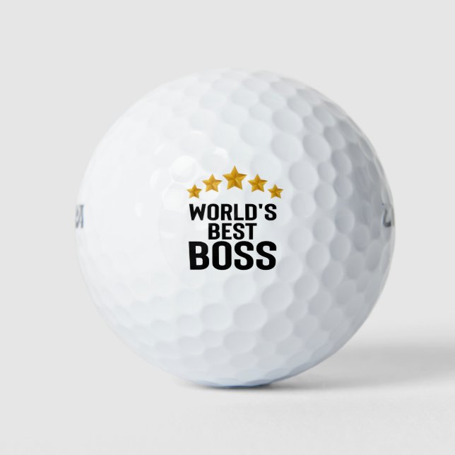 Balles De Golf Jour des Boss Appréciation de l'employé le meilleu (Devant)