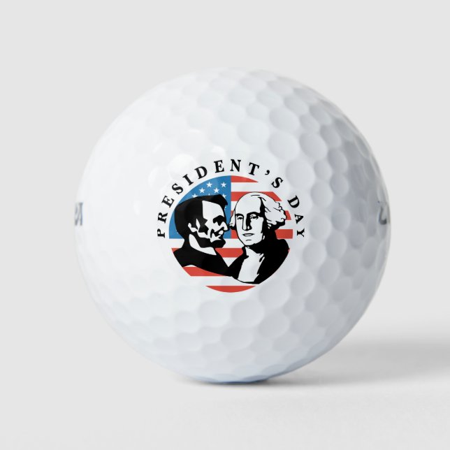 Balles De Golf Jour du Président (Devant)