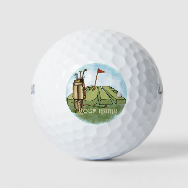 Balles De Golf Journée de golf (Devant)
