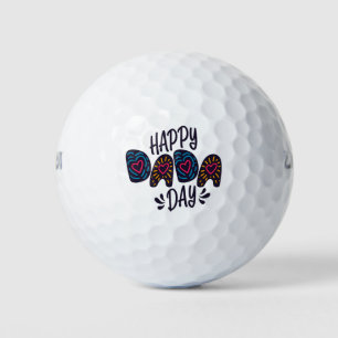 Balles De Golf Joyeuse fête du Dada Bonne Fête des pères   Boules
