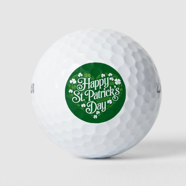 Balles De Golf Joyeuse Saint-Patrick  (Devant)