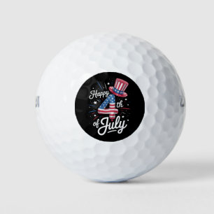 Balles De Golf Joyeux 4 juillet drapeau américain patriotique Éta