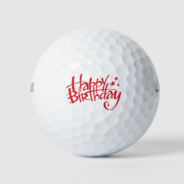 Balles De Golf Joyeux anniversaire