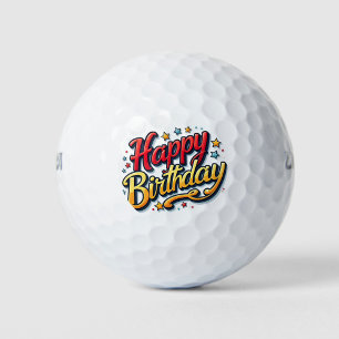 Balles De Golf Joyeux anniversaire