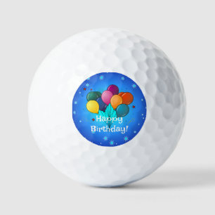 Balles De Golf Joyeux ballons de fête d'anniversaire,
