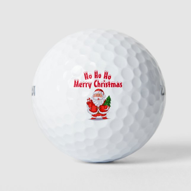 Balles De Golf Joyeux Noël (Devant)