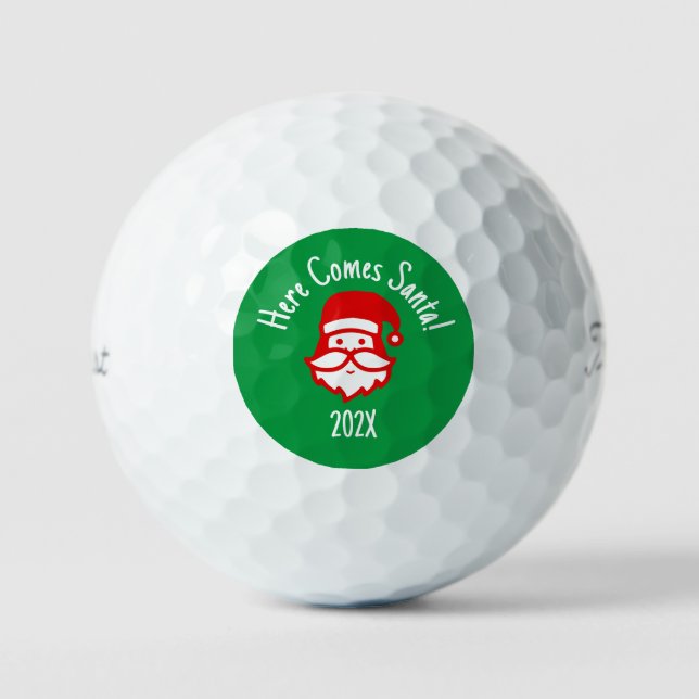 Balles De Golf Joyeux Noël Customisé Golf Ball (Recto)