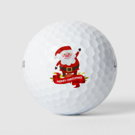 Balles De Golf Joyeux Noël mignonne Festive Vacances Père Noël